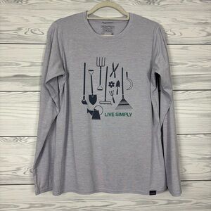 Patagonia Capilene Cool Daily UPF Stretch Lavender Long Sleeve Shirt Medium